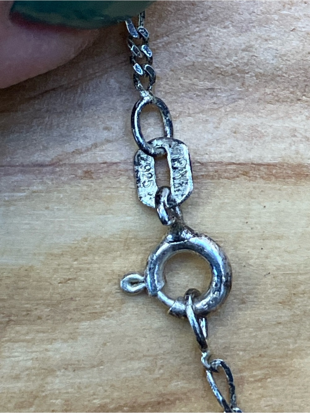 Fancy 925 Sterling Silver 18” Chain With Pendant Pale Yellow & Clear Stones - Picture 7 of 10